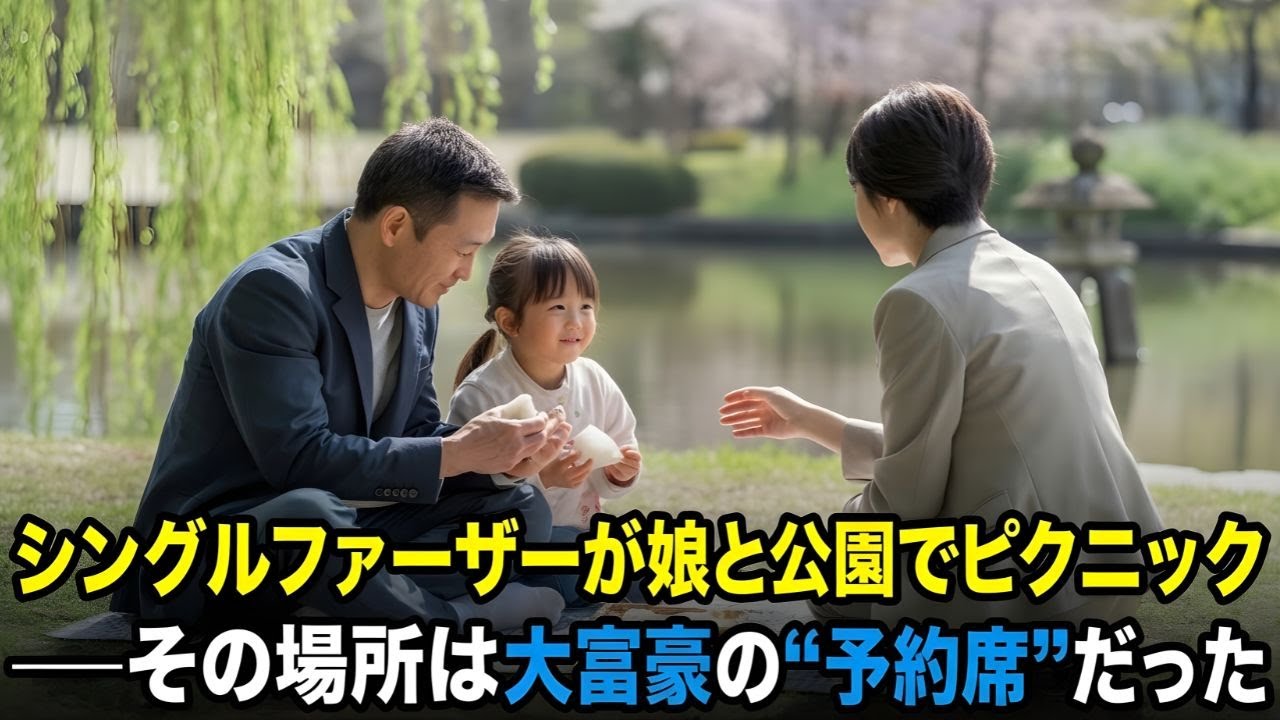 「シングルファーザーが娘と公園でピクニック――その場所は大富豪の“予約席”だった」