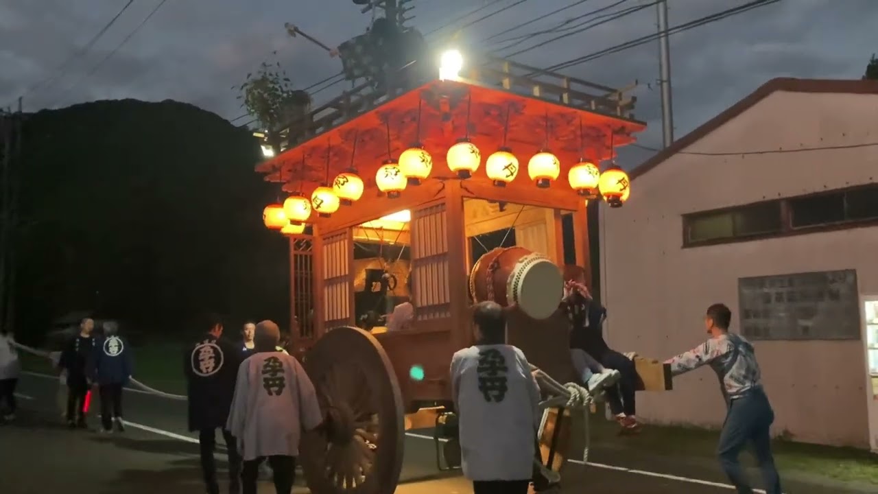 【掛川市・原泉】孕丹 山遊社　祭典 2024