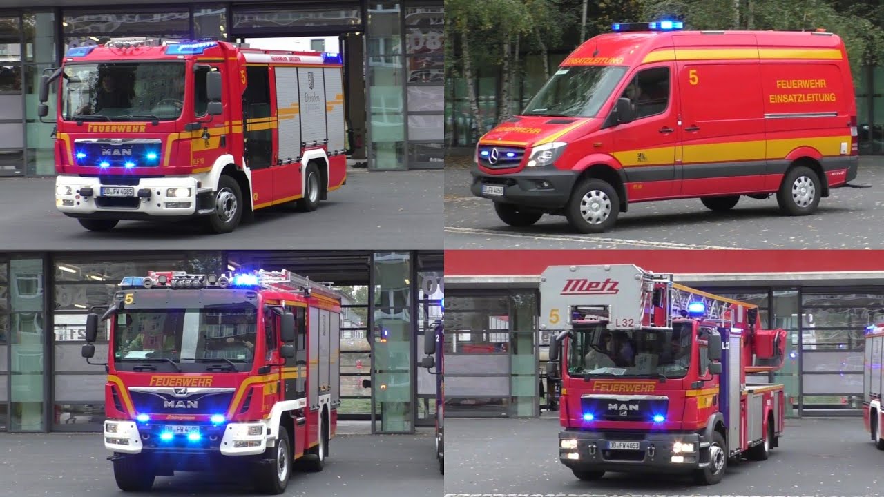 L&ouml;schzug + B Dienst Feuerwehr Dresden | FuRW 5 Altstadt