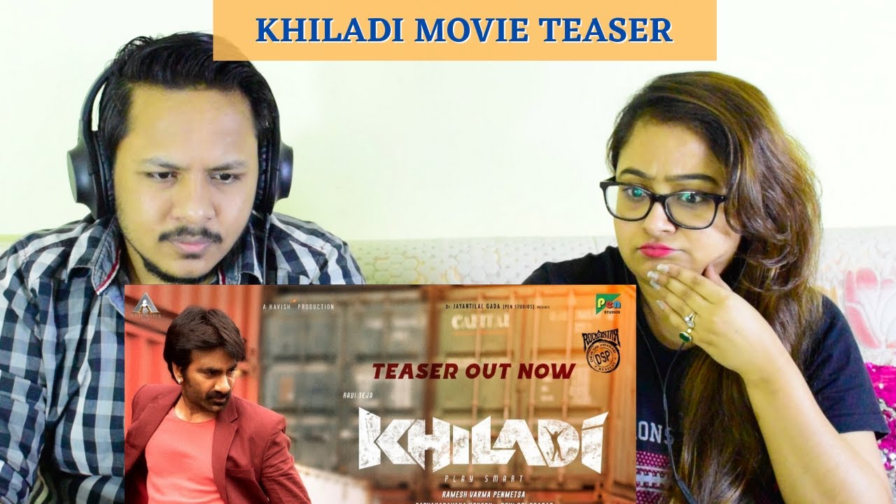 #Khiladi​​ Movie Teaser | Ravi Teja, Meenakshi Chaudhary | Dimple H | Ramesh Varma | DSP | REACTION
