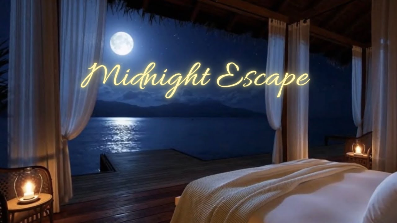 Midnight Overwater Villa 🌙 Soft Ocean & Night Breeze | 5 Hours of Luxury Sleep Ambience