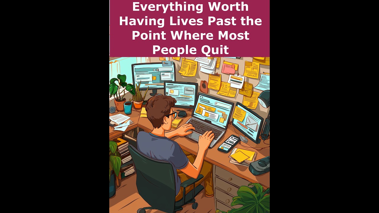 🏔️ Everything Worth Having Lives Past the Point Where Most People Quit