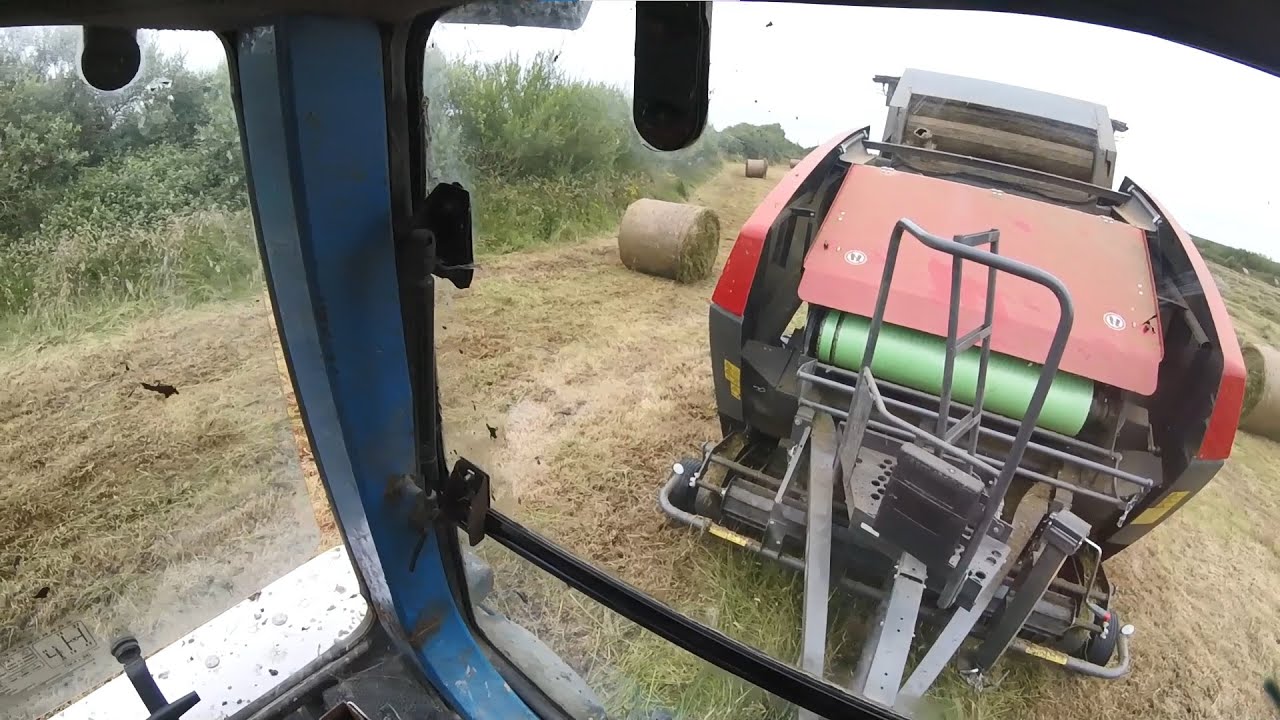 Baling heavy swards with the 7810, 25 knife rb3130f