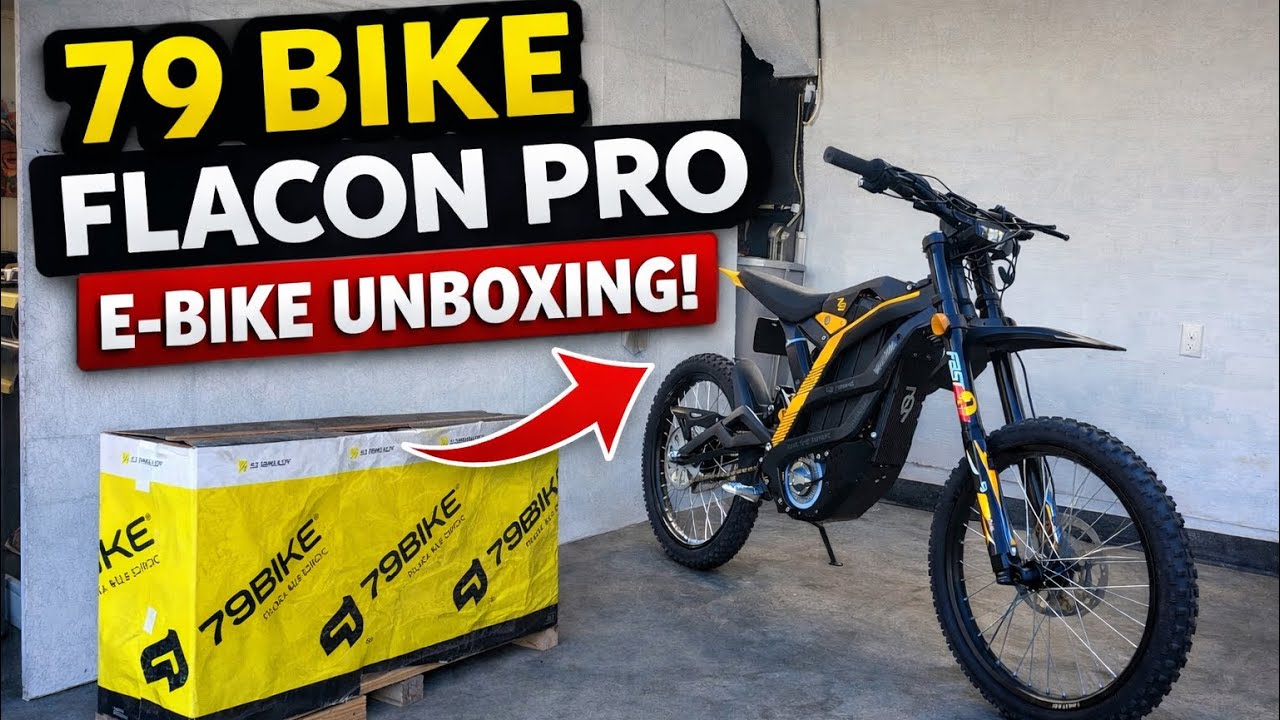 The 79 Bike Falcon pro is FINALLY here! 72v 10,000w (Unboxing)