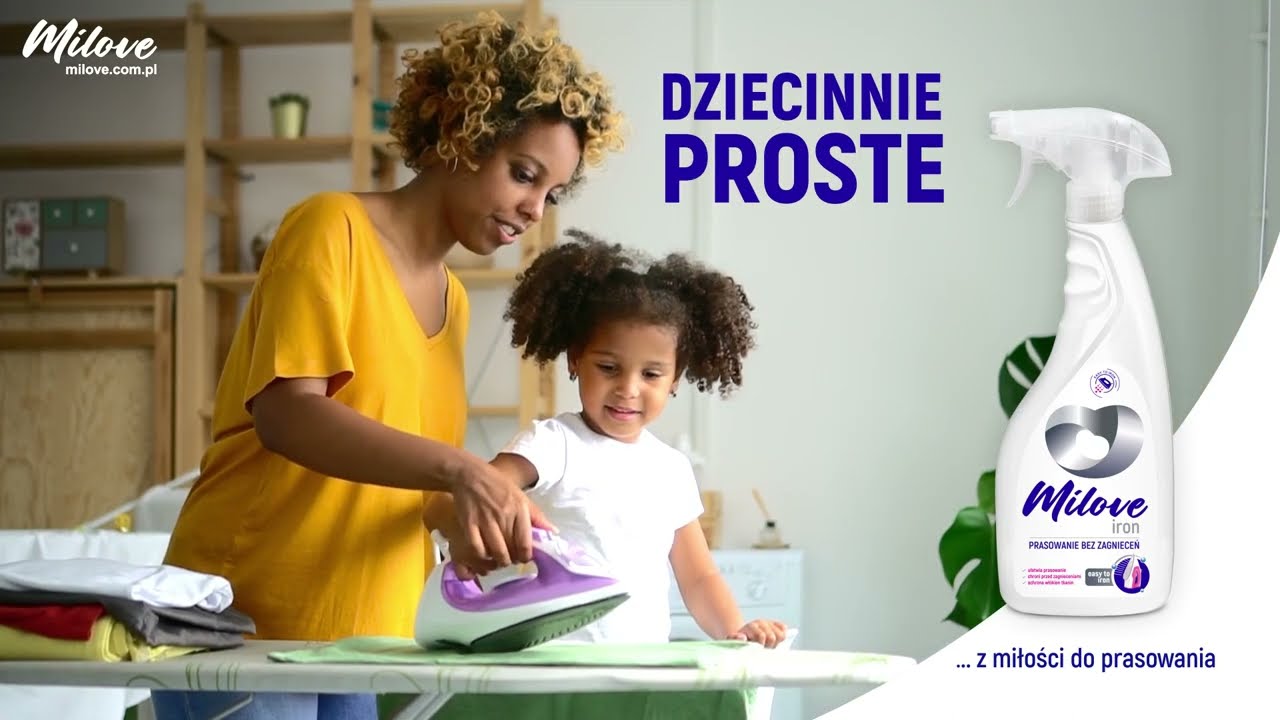 Milove iron - prosty spos&oacute;b na prasowanie bez zagnieceń !