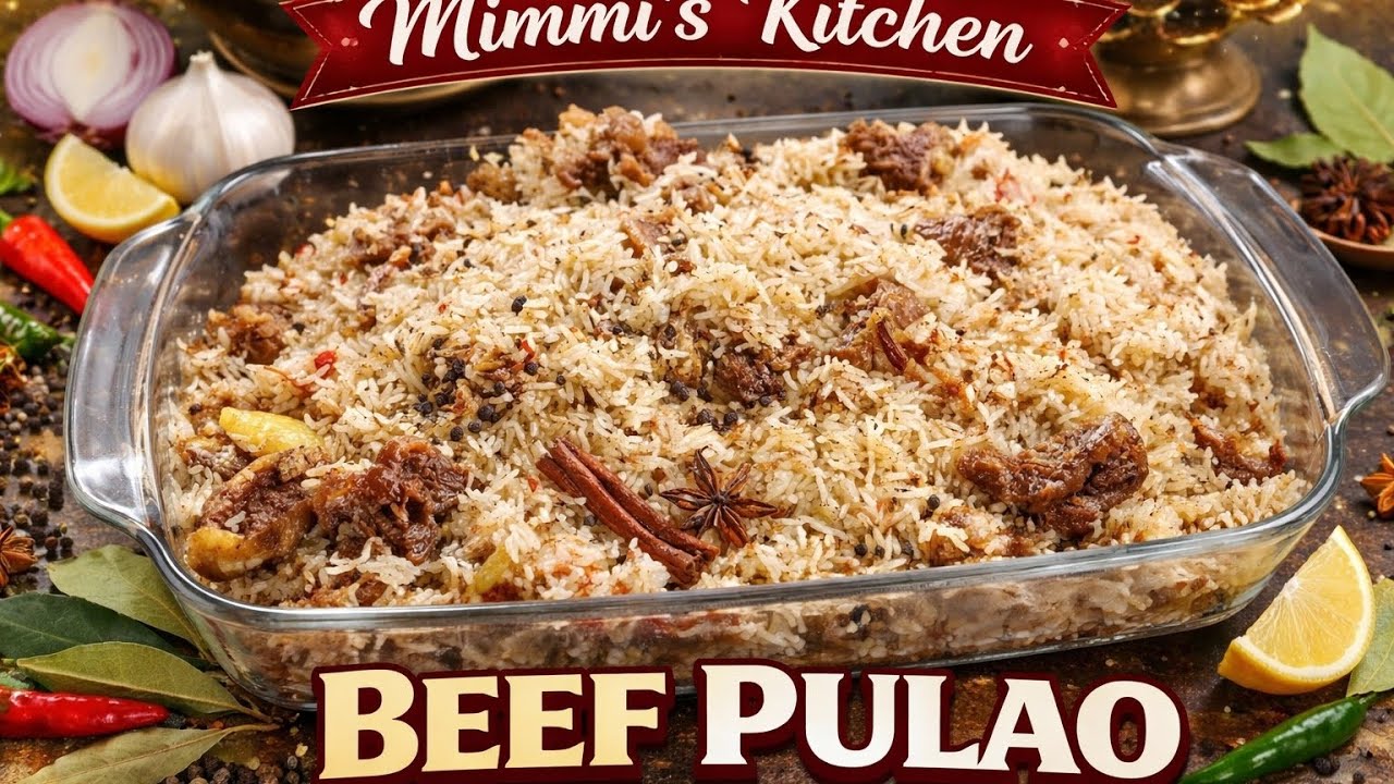 Ramadan special beef mutton pulao easy recipe... 