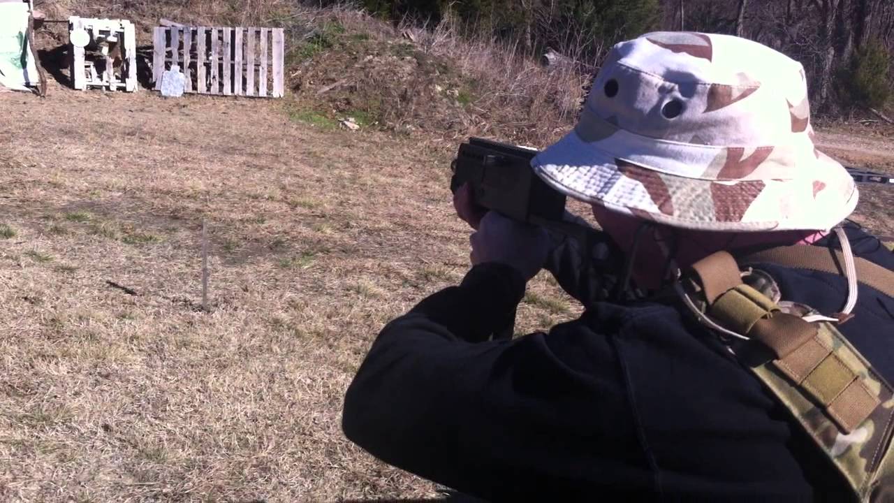 Mike on Mac 10 (9mm) with Lage Upper test run