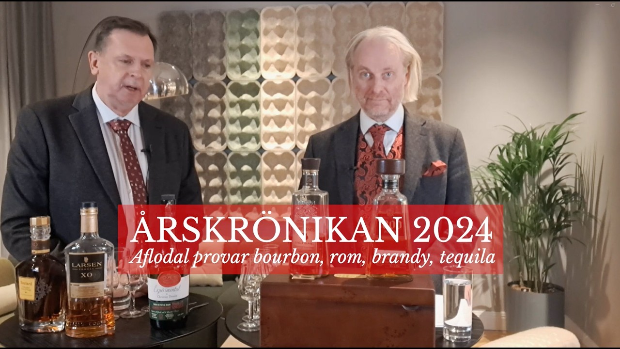 Aflodals Årskrönika 2024: Godaste bourbon, rom, brandy, tequila