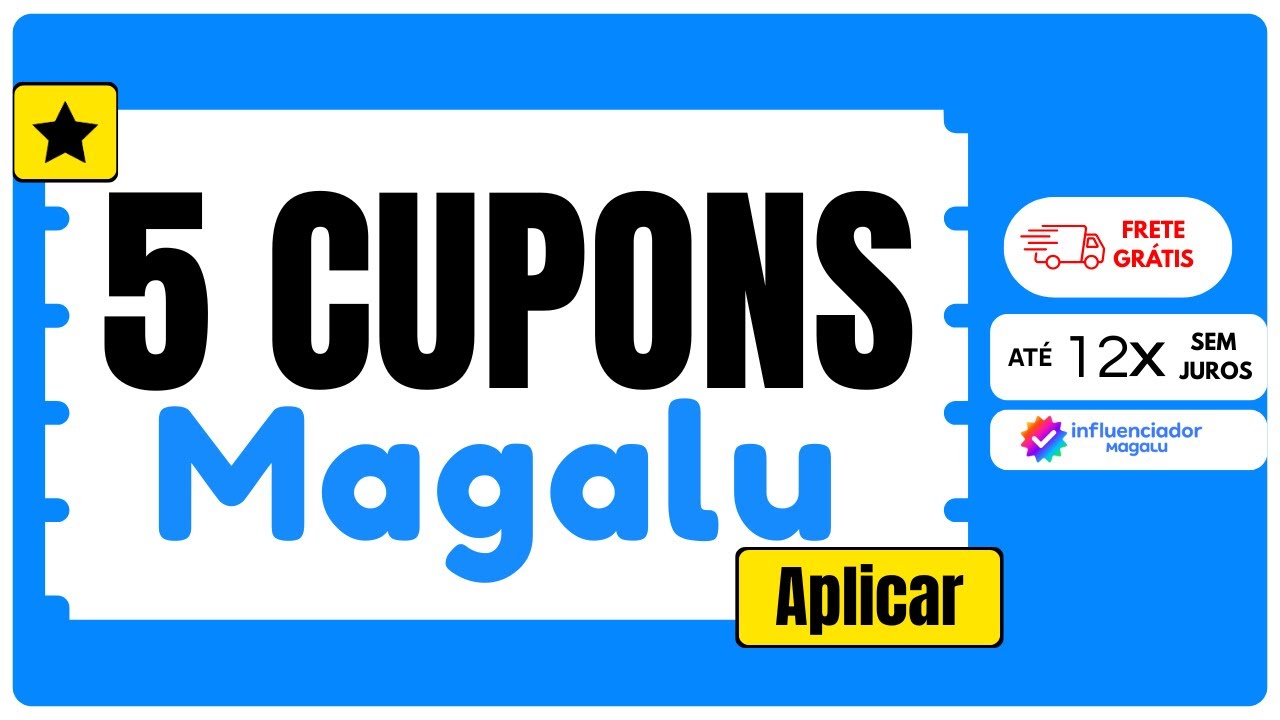 🚨 5 Cupons SECRETOS MAGALU | Descontos Reais e Atualizados de Dezembro 2025!