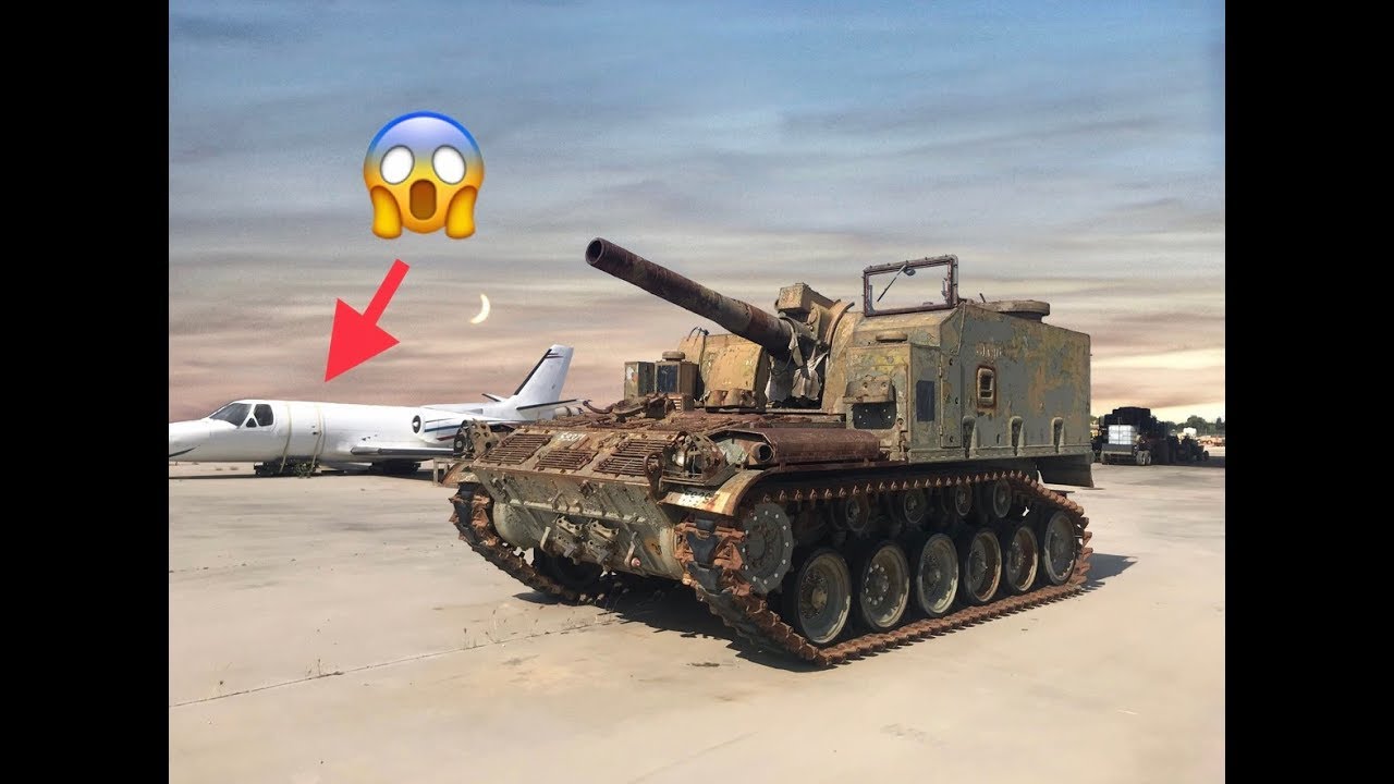 Abandoned Military Tanks in California (FOUND AIRPLANE!!)