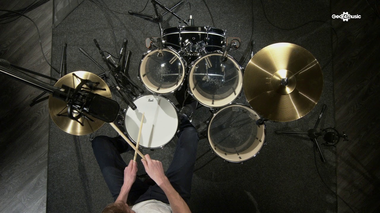 Pearl Roadshow 5 Piece Compact Drum Kit, Jet Black | Gear4music demo