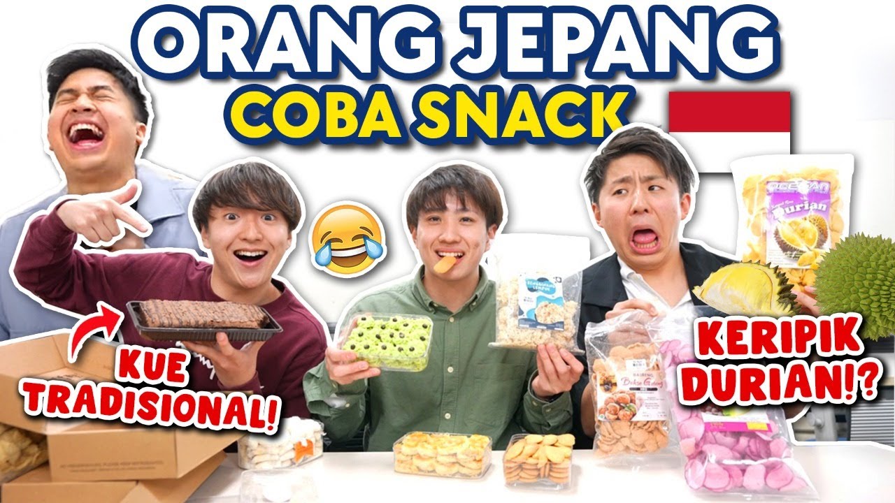 REAKSI WASEDABOYS COBA SNACK TRADISIONAL OLEH2 DARI INDONESIA PART 2! NGAKAK 😂