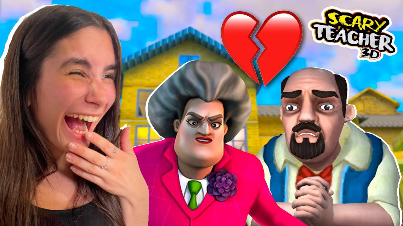 ARRUINÉ LA CITA DE LA PROFESORA MALVADA EN SCARY TEACHER 3D