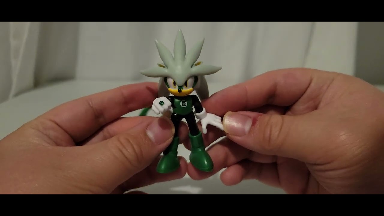 Sonic X DC Silver the hedgehog And Green Lantern 2 pack Toy REVIEW 