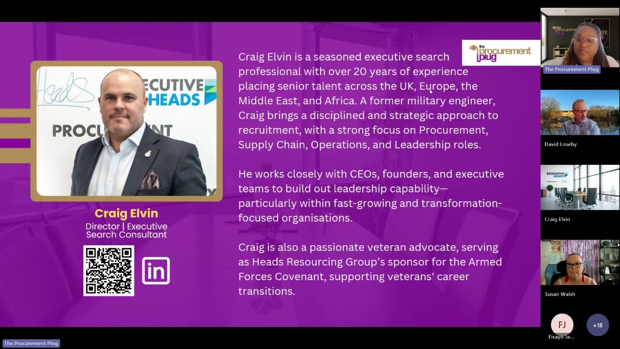 Boardroom Preparedness for Senior Procurement Professionals.