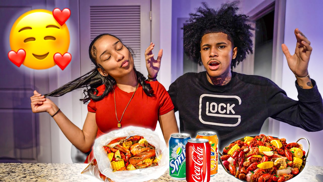 ARE WE DATING?!.. *SEAFOOD MUKBANG*