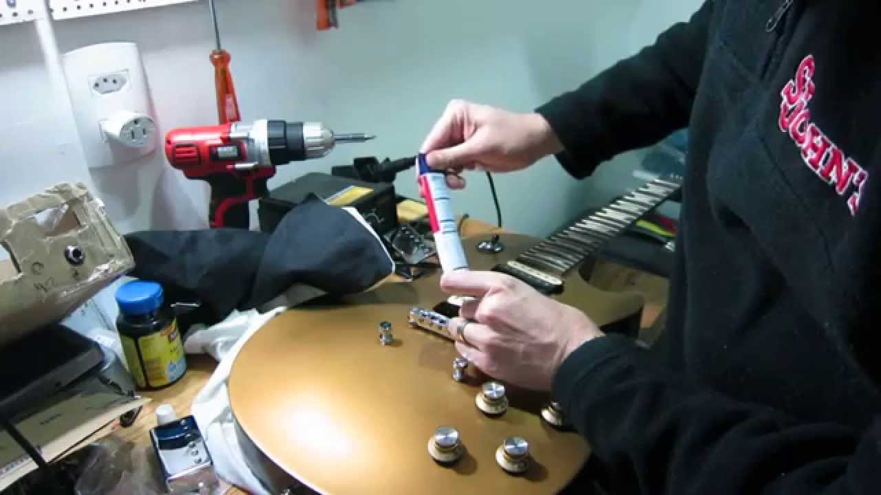 Como instalar a capinha / cover de metal no humbucker