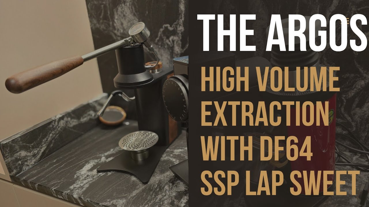 The Argos | High volume extraction | DF64 with SSP Lab Sweet Cast Burrs