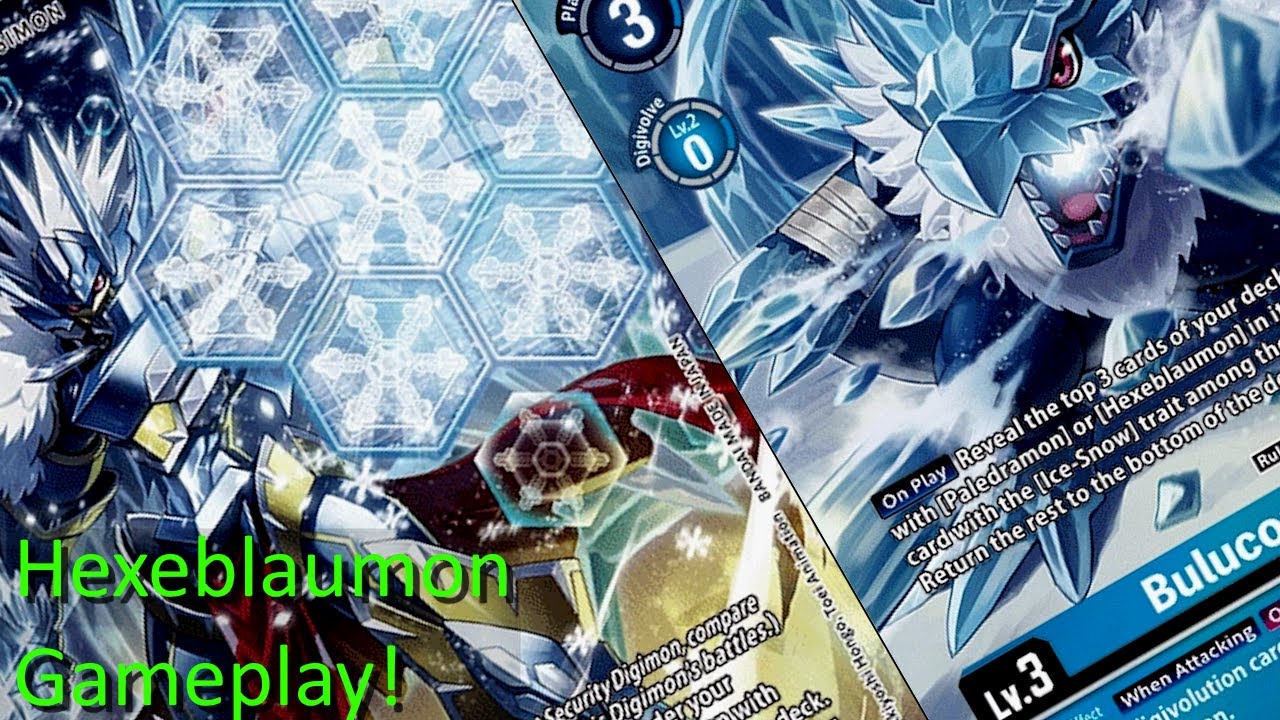 Freeze The Opponent! Hexeblaumon BT17/EX7 Gameplay Showcase!