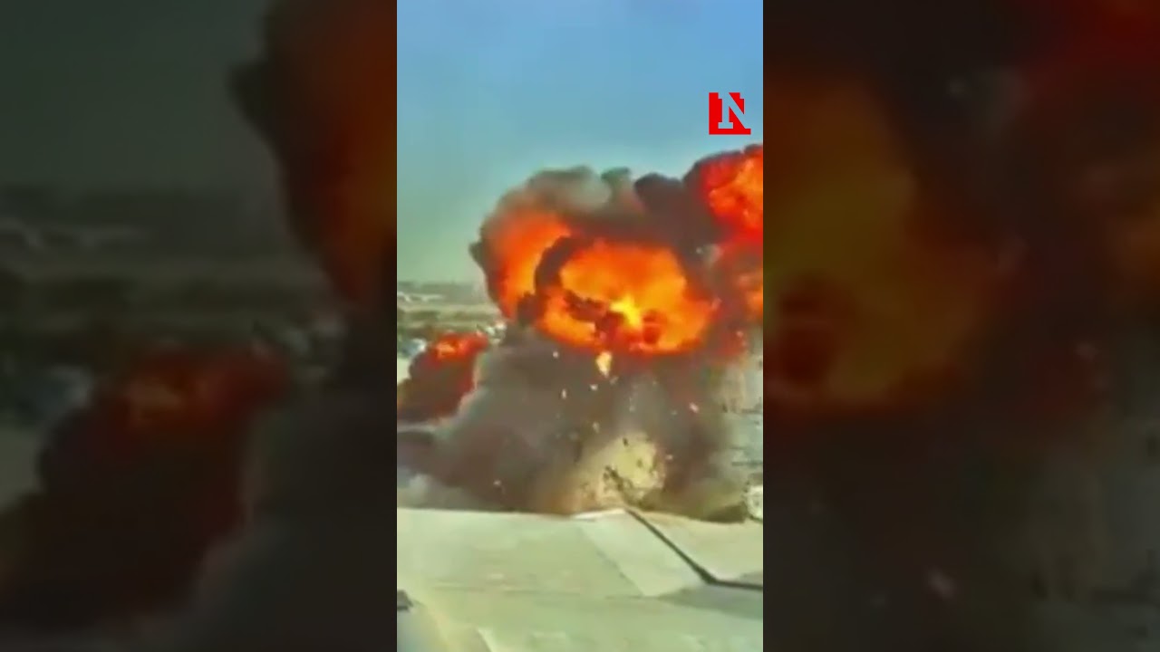 Deadly Iran Drone Strike On Kuwait Airport Captured By CCTV