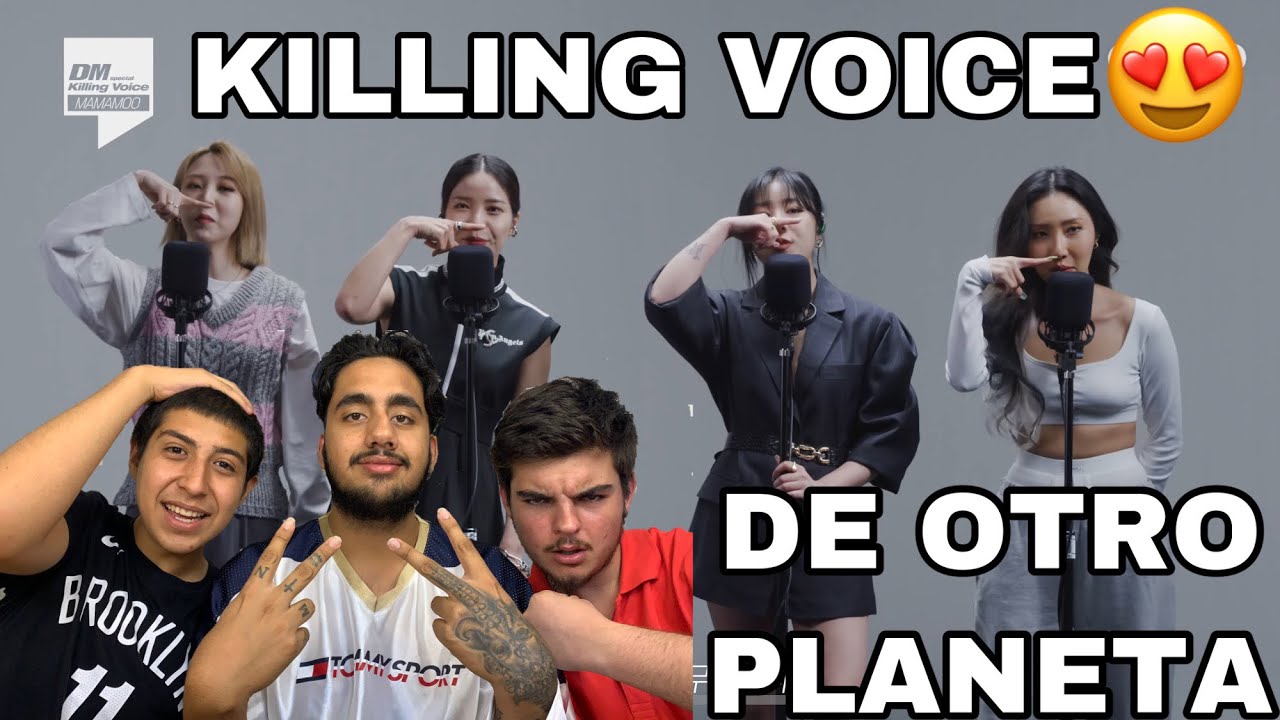 LAS REINAS VOCALES DE KPOP? REACCIONANDO A MAMAMOO - KILLING VOICE !! 🤯😍