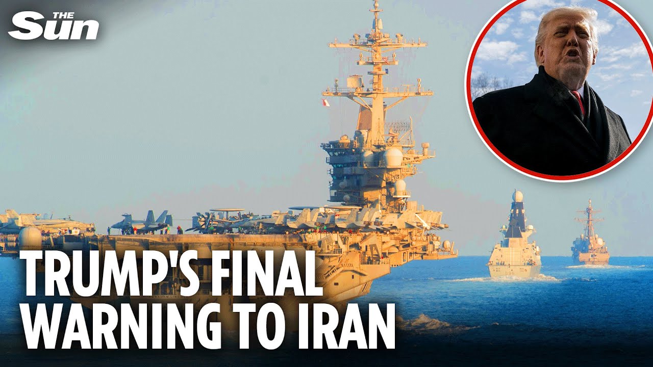Trump's devastating warning to Iran as ‘massive’ US armada moves into strike position