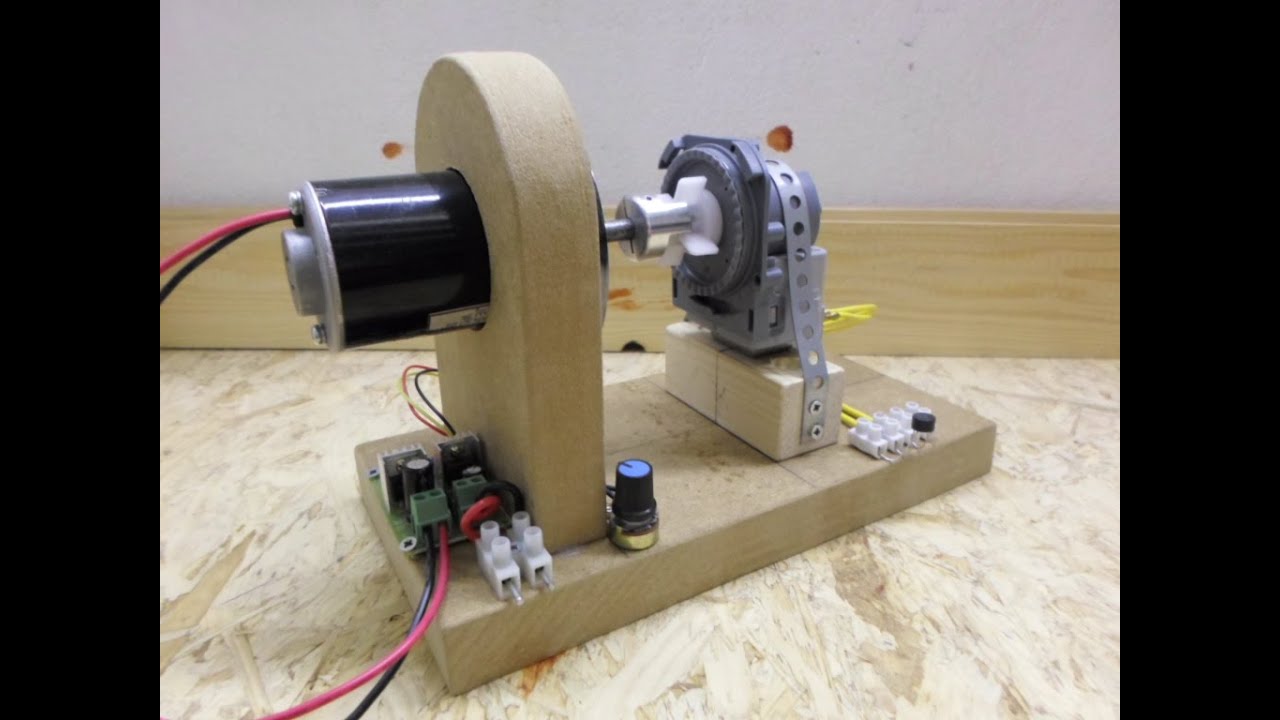 DC motor - Dishwasher drain motor,  The Gerard Morin setup and info on a larger build...