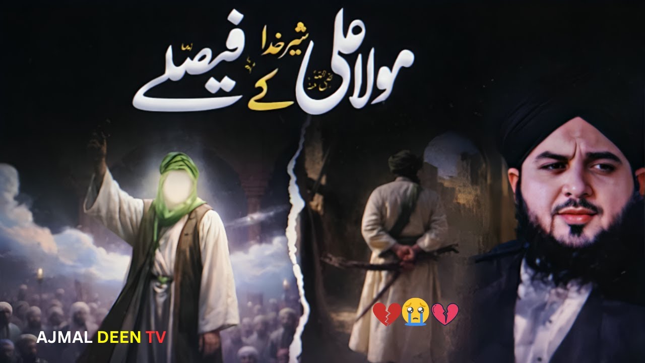 Decision Of Hazrat Ali R.A ❤️👀 - Peer Ajmal Raza Qadri New Heart Touching Bayan By Mola Ali R.A 👑