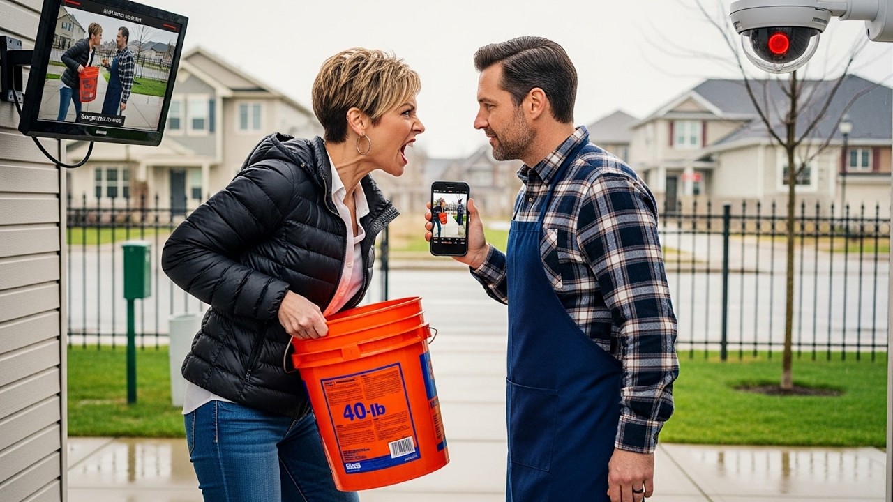 HOA Karen Stole My Ice Melt Bucket, Got Banned When My Store Camera Caught Her Red Handed