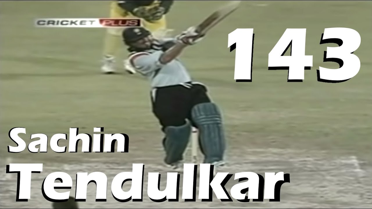 Sachin Tendulkar's 143 Runs Against Australia in Sharjah 22 April 1998
