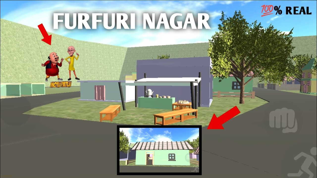 How To Add Motu Patlu Furfuri Nagar City 😱 || In Indian Bike Driving 3D || 100% Real