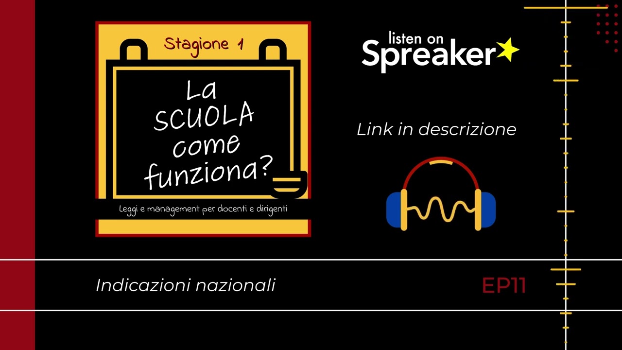 ep.11 st.1 - Indicazioni nazionali