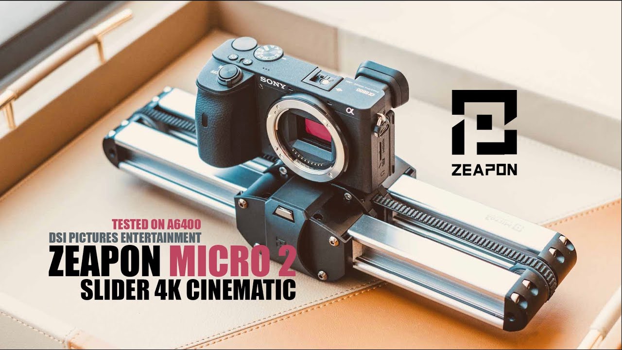 Zeapon Micro 2 Slider 4K Cinematic (Tested on Sony a6400)