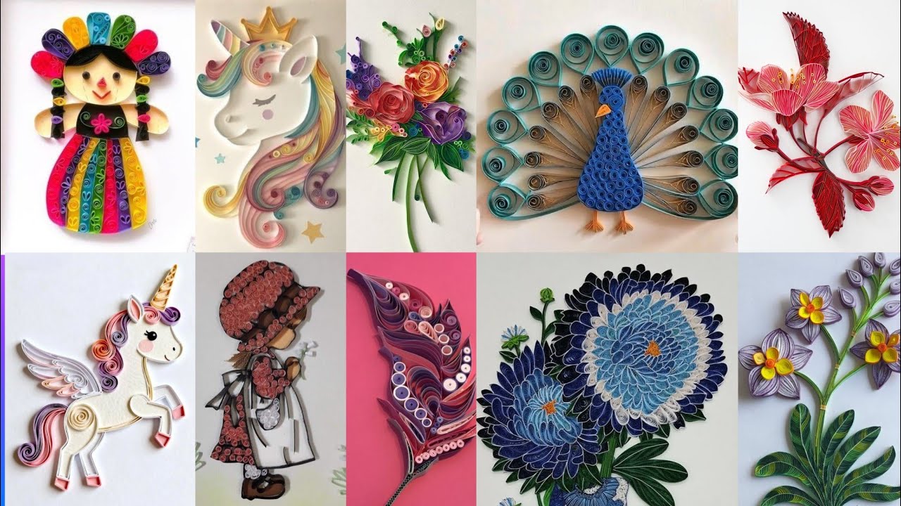 Easy but Stunning DIY Minimal Paper Quilling Art 
