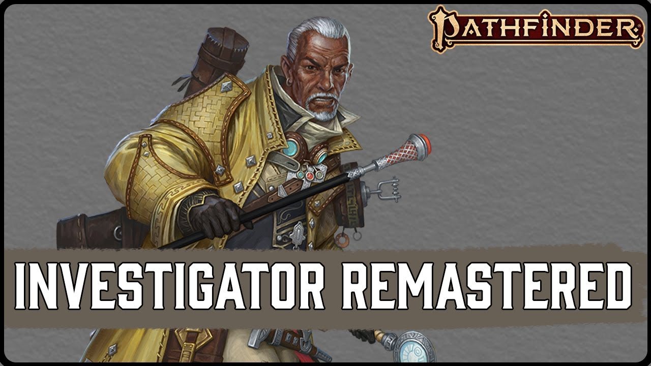 All Changes to Investigator in Pathfinder 2e Remaster's Player Core 2