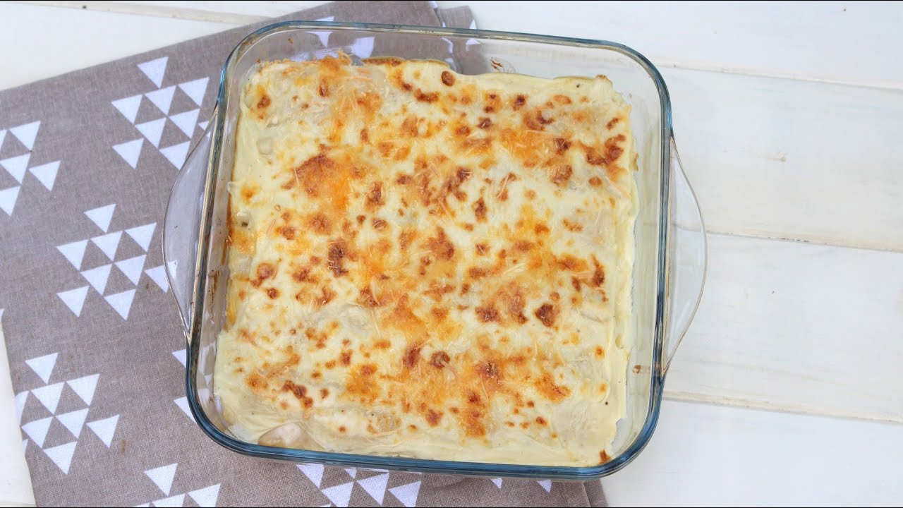 Canelones de mozzarella y jamón york con Thermomix