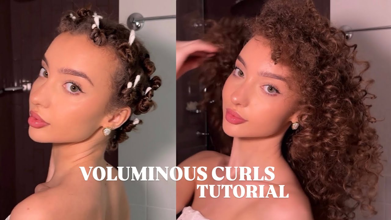 heatless curls overnight: how to get voluminous curls with q-tips