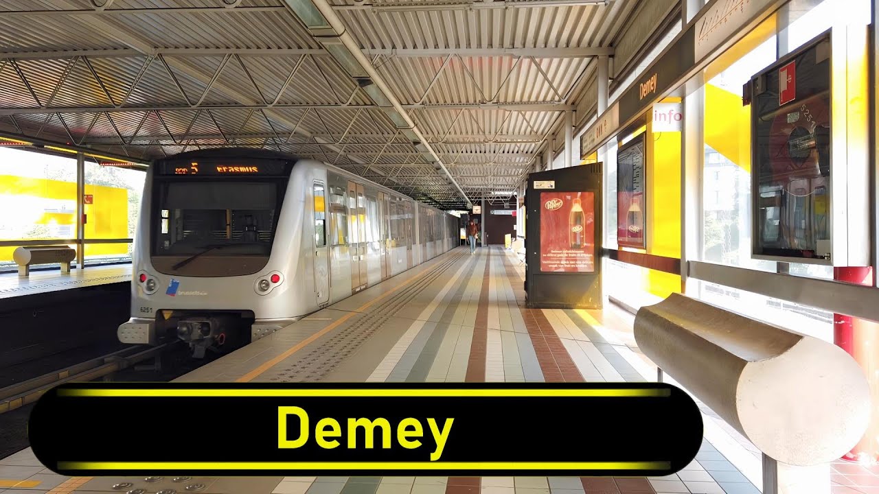 Metro Station Demey - Brussels 🇧🇪 - Walkthrough 🚶