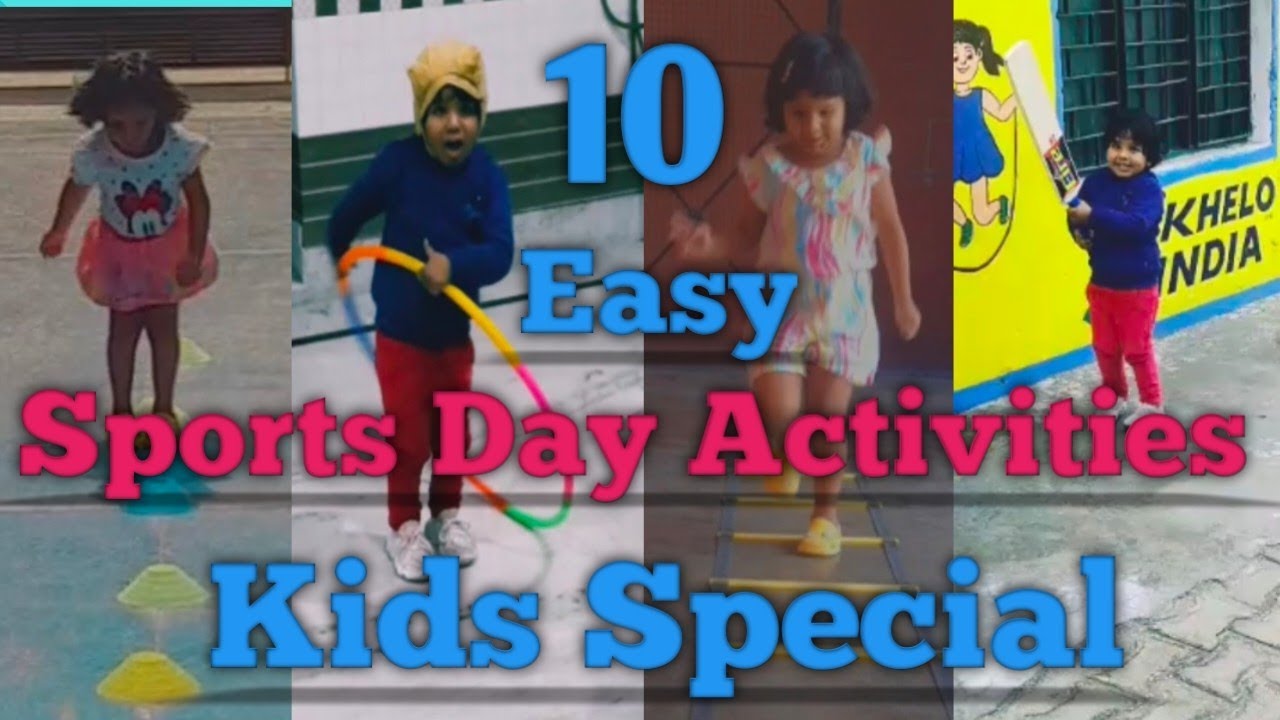 10 Easy Activities For Kids On National Sports Day | National Sports Day Kids Activities