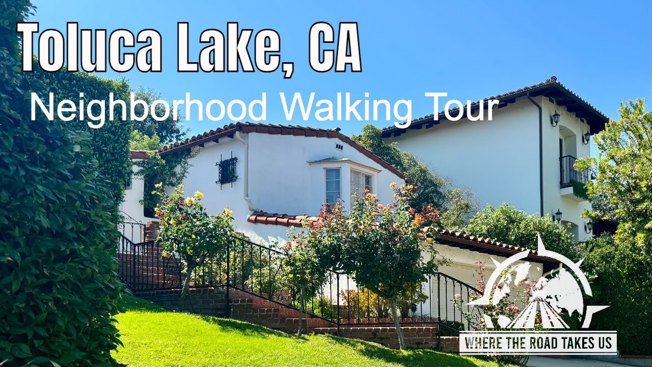 [4K] Toluca Lake, CA Neighborhood Walking Tour