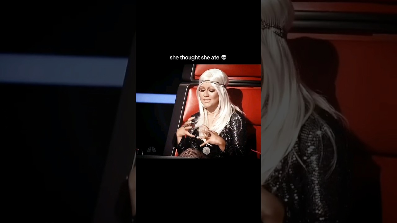 Melanie was so done with her 😭 #melaniemartinez #shorts #thevoice #christinaaguilera #funny #fyp