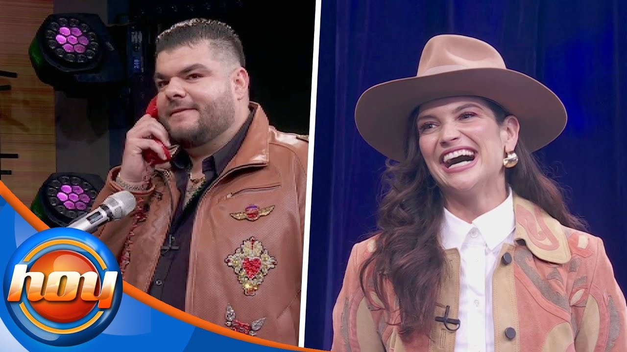 Natalia Jiménez y Max Peraza se divirtieron como niños al jugar con los conductores de Hoy