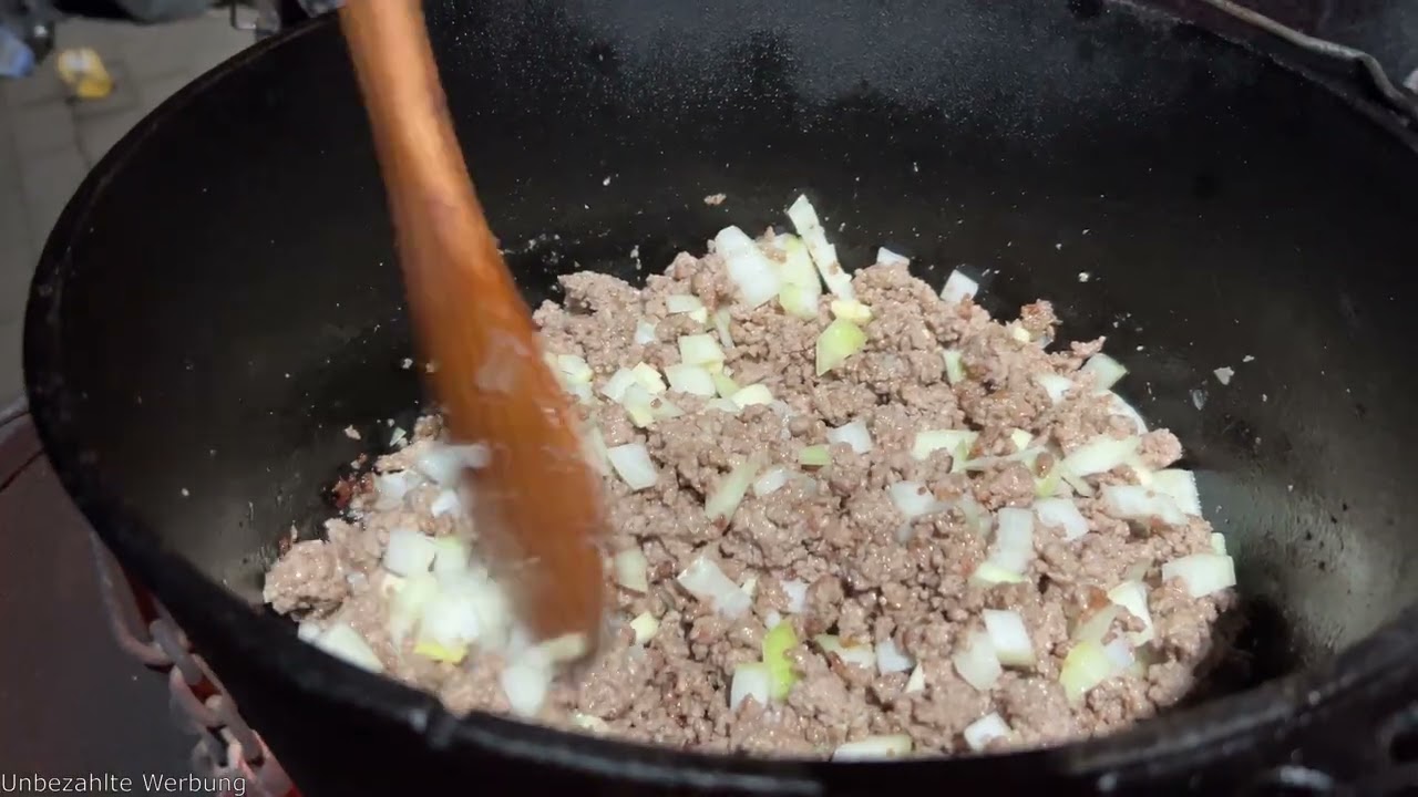 HackKäseLauchsuppe aus dem Dutch Oven