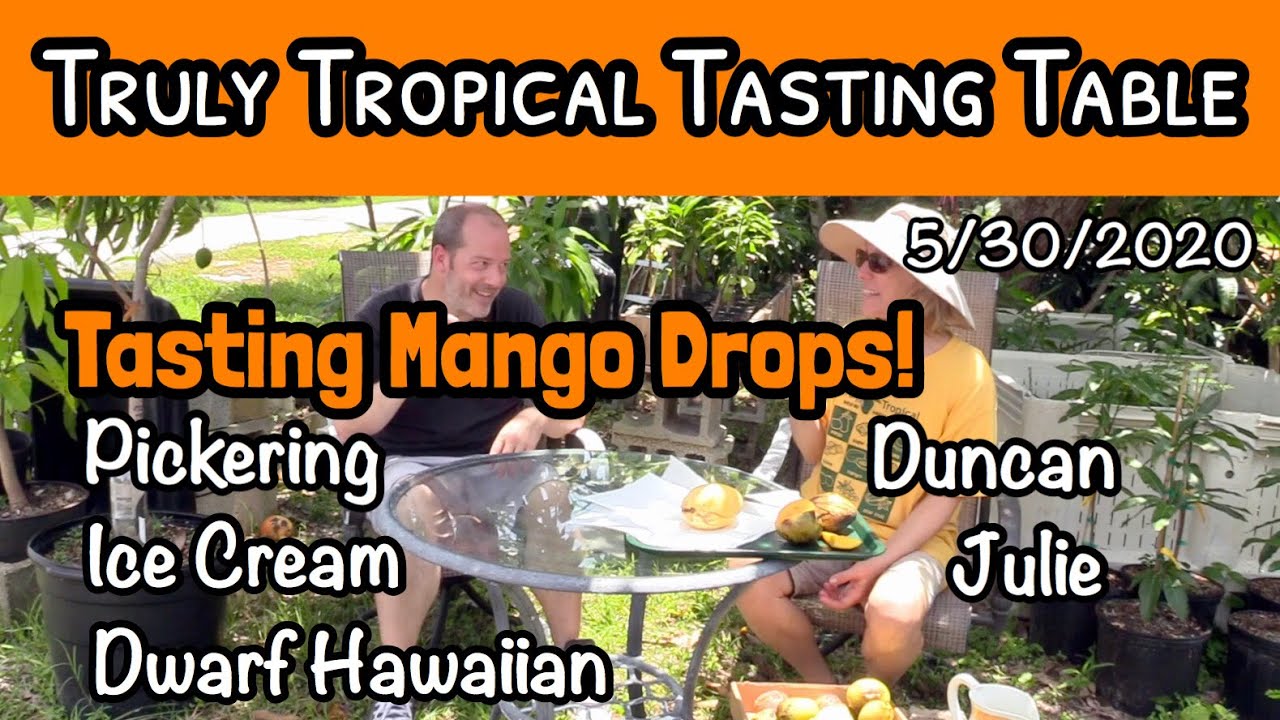 Truly Tropical Tasting Table #1 (May 30, 2020)