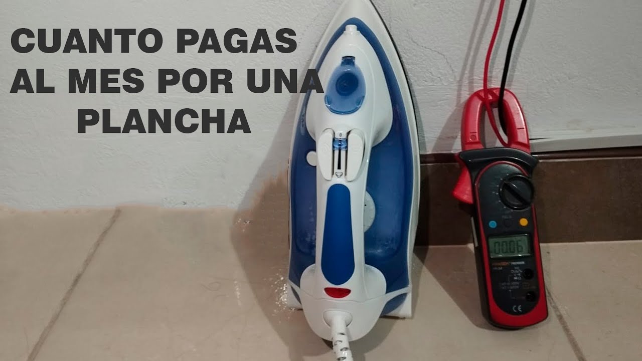 Cuánto se paga al mes por el consumo de una plancha eléctrica