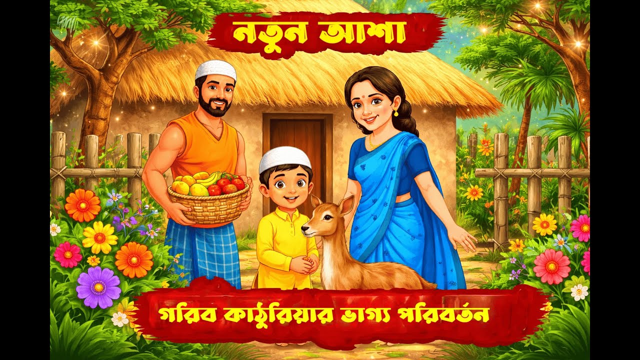 ✨গরীব কাঠুরিয়ার ভাগ্য পরিবর্তন 🔥|নতুন আশা | Bengali Moral Stories | Thakurmar Jhuli | @pmpscartoons