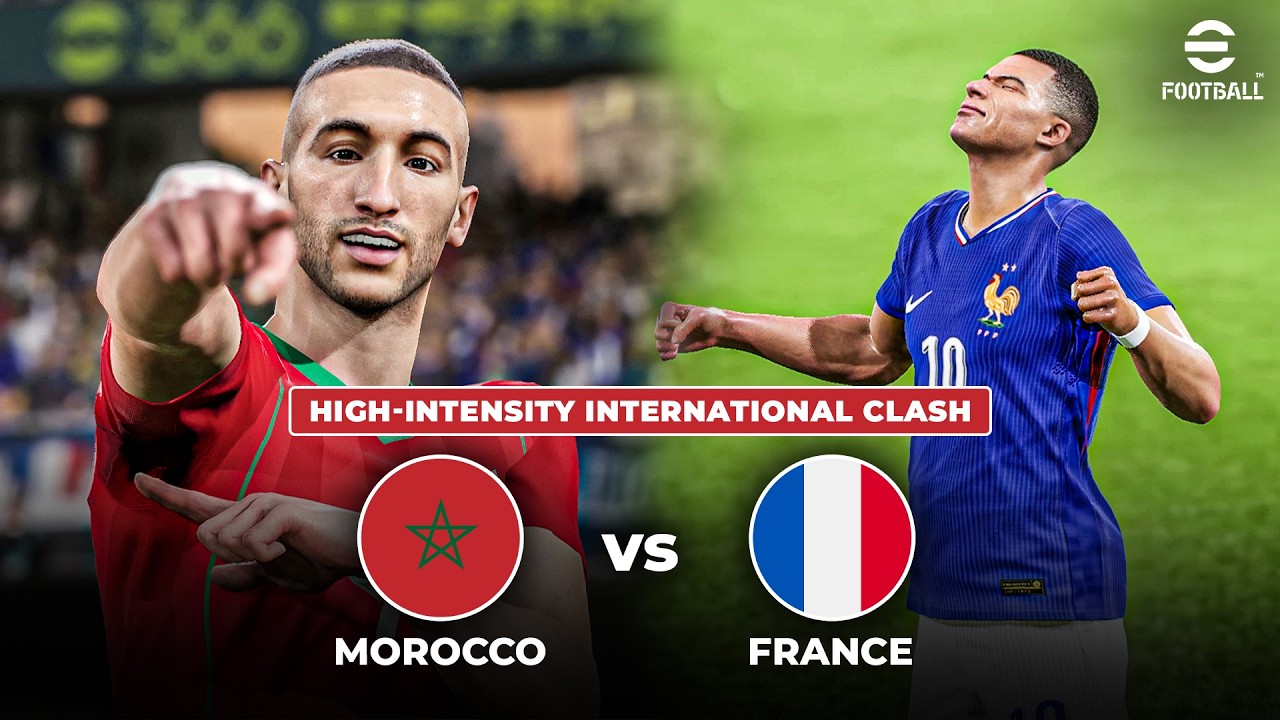 Morocco vs France 😱 Underdogs vs World Champions | eFootball PC Gameplay