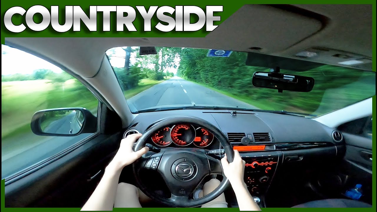 MAZDA 3 Countryside drive POV | Dirty Cars