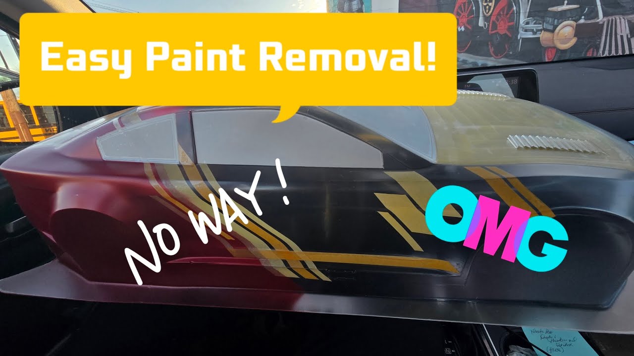 Very Easy Steps to RC Paint Removal and clean up.