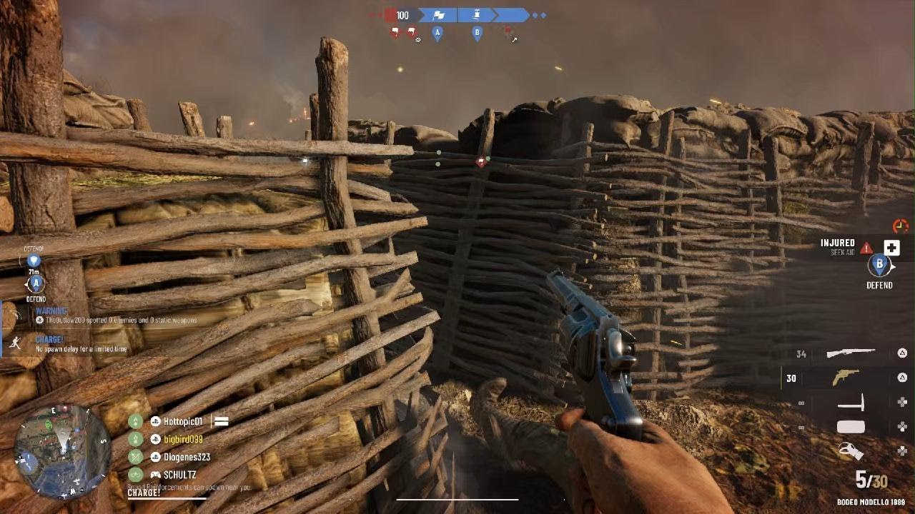 Isonzo66/28 using the 1891carcano/bodeo1889on monte grappa kingdom of Italy against bots and players
